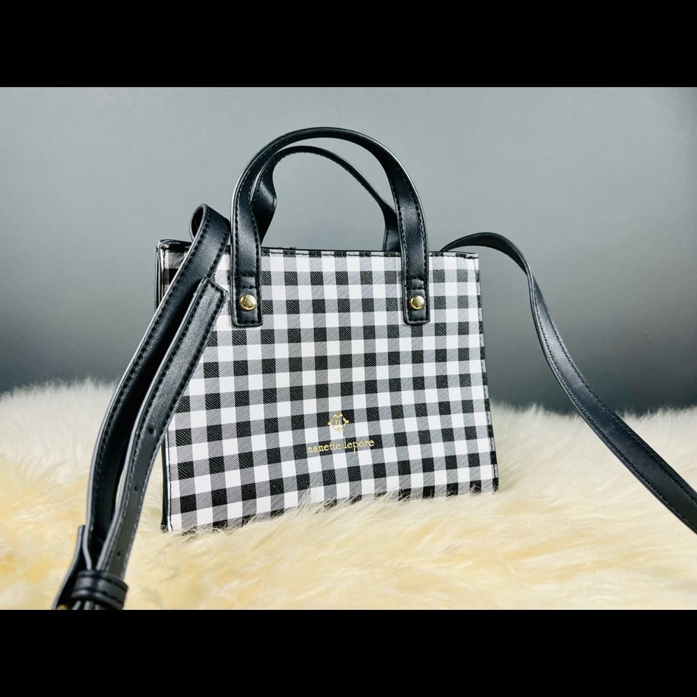 CCO!  Nanette Lepore Checkered Minibag